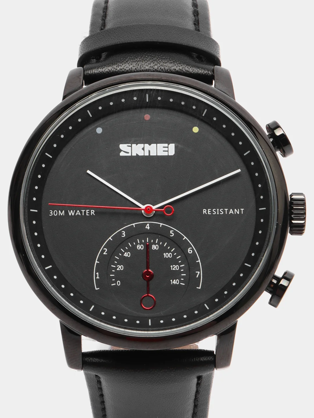 Серебряный мужские наручные часы Skmei 1399L в подарочной упаковке