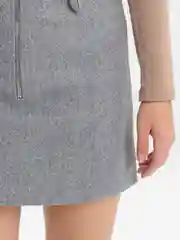 Серый юбка женская
