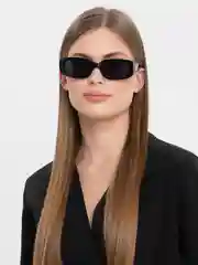 Очки солнцезащитные, женские, черные