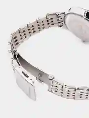 Голубой женские наручные часы Skmei 9058CS-L с металлическим браслетом и календарем