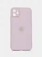 Лавандовый чехол для iPhone (Айфон) 11 со стеклянной панелью