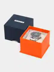Черный мужские наручные часы Skmei 9058CS-G с календарем в подарочной упаковке