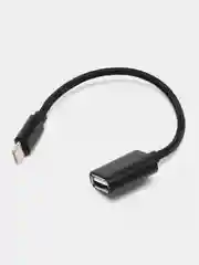 Черный otg-адаптер (переходник) KY-167 для смартфона, планшета, ноутбука, Type-C