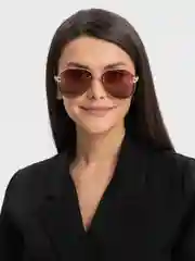 Зелёный хаки солнцезащитные очки