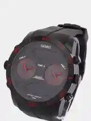 Красный мужске наручные часы Skmei 1355 в подарочной упаковке