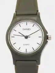 Зеленый детские наручные часы Skmei 1401 для девочек и мальчиков в подарочной упаковке