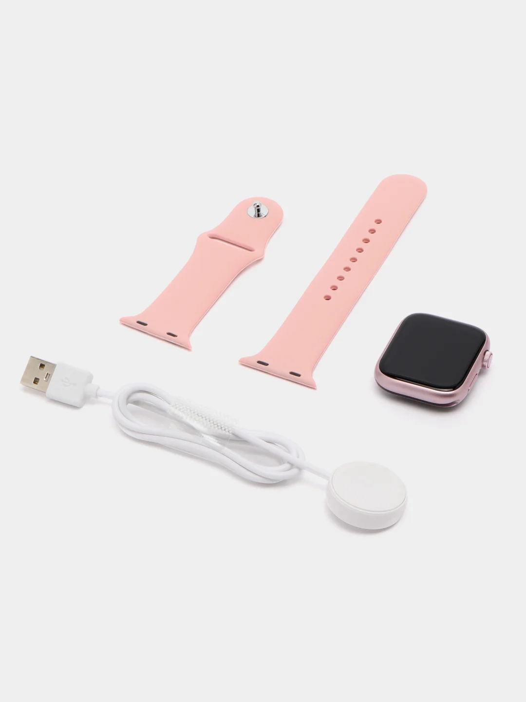 Розовый умные часы Smart Watch X8 Pro, 8 серия, 45 мм