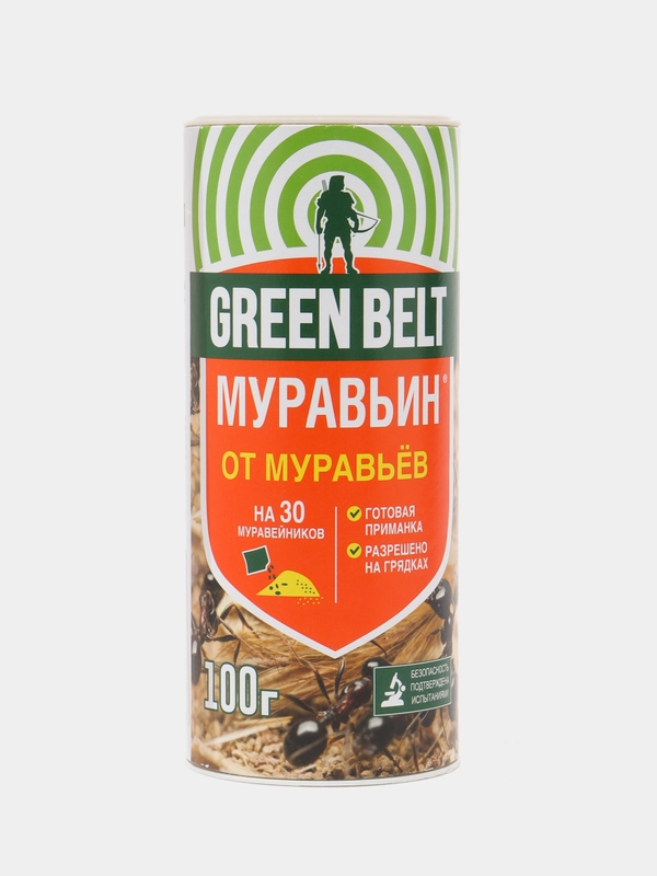 Порошок от садовых и домашних муравьев "Муравьин", 100 г