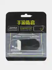 Синий меланж сенсорные напальчники для игр на смартфоне, 2 штуки