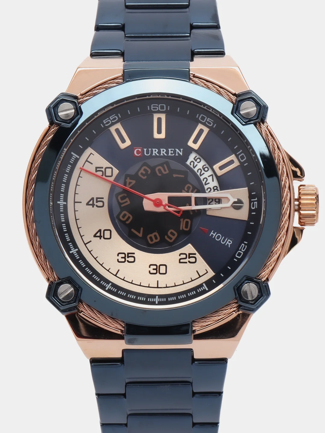 Синий часы наручные мужские CURREN 8345
