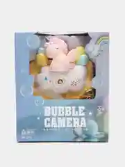 Розовый фотоаппарат для мыльных пузырей