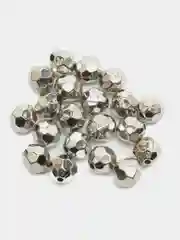 Серебряный бусины граненные из акрила