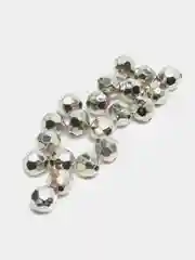Серебряный бусины граненные из акрила