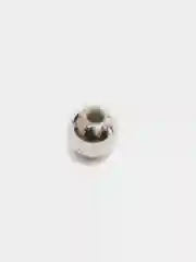 Серебряный бусины круглые для плетения , рукоделия