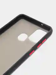 Черный чехол для Samsung A21S матовый