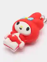 Алый брелок My Melody, Kuromi, Sinnamoroll