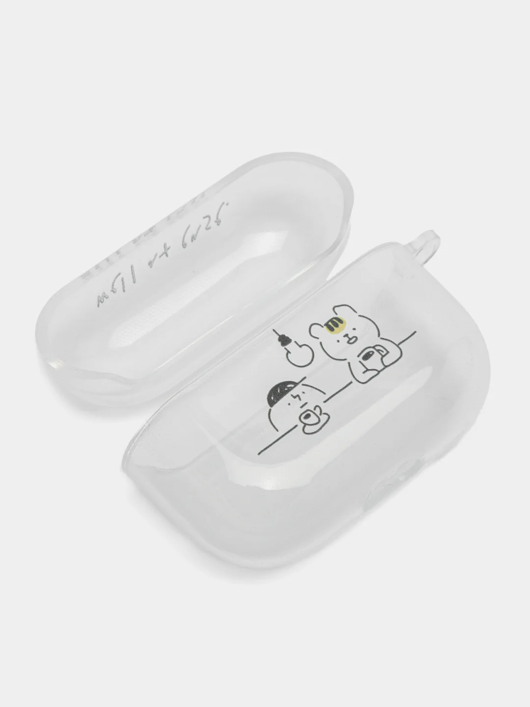 Слоновая кость чехол наушники airpods pro, чехол airpods pro 2, чехол airpods 3, прозрачный, c логотипом nike