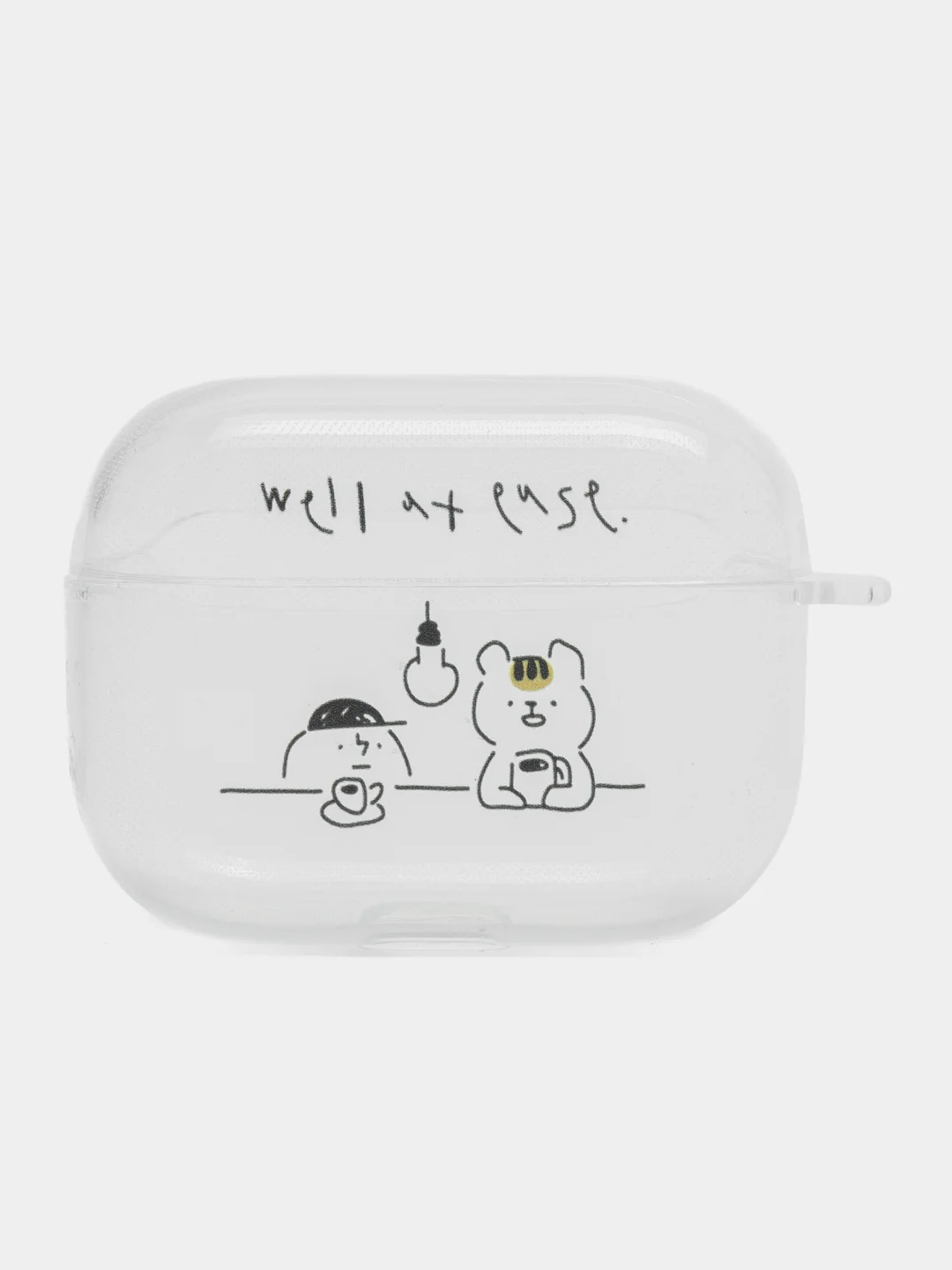 Слоновая кость чехол наушники airpods pro, чехол airpods pro 2, чехол airpods 3, прозрачный, c логотипом nike