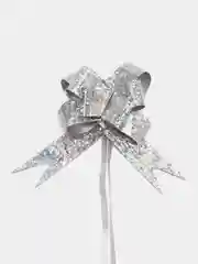 Серебряный бант-бабочка, набор из 2 штук, ширина 1,8 см, диаметр 8 см, 3 цвета на выбор