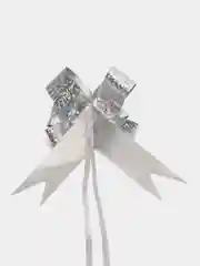 Серебряный бант-бабочка, набор из 2 штук, ширина 1,8 см, диаметр 8 см, 3 цвета на выбор