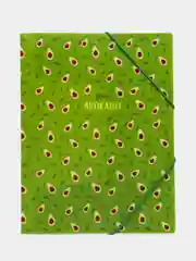 Папка на резинке "Avocado", А4, 500 мкм
