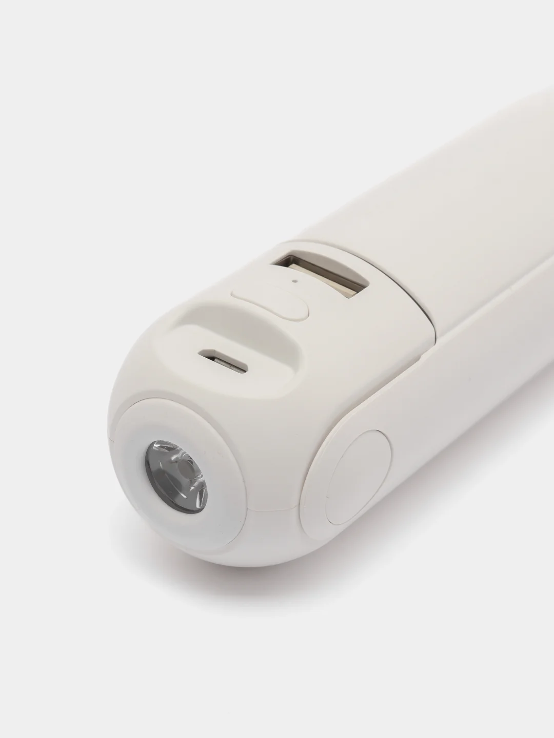 Вентилятор ручной Ealdom ET-F03, power bank 2000mAh, с фонариком, белый