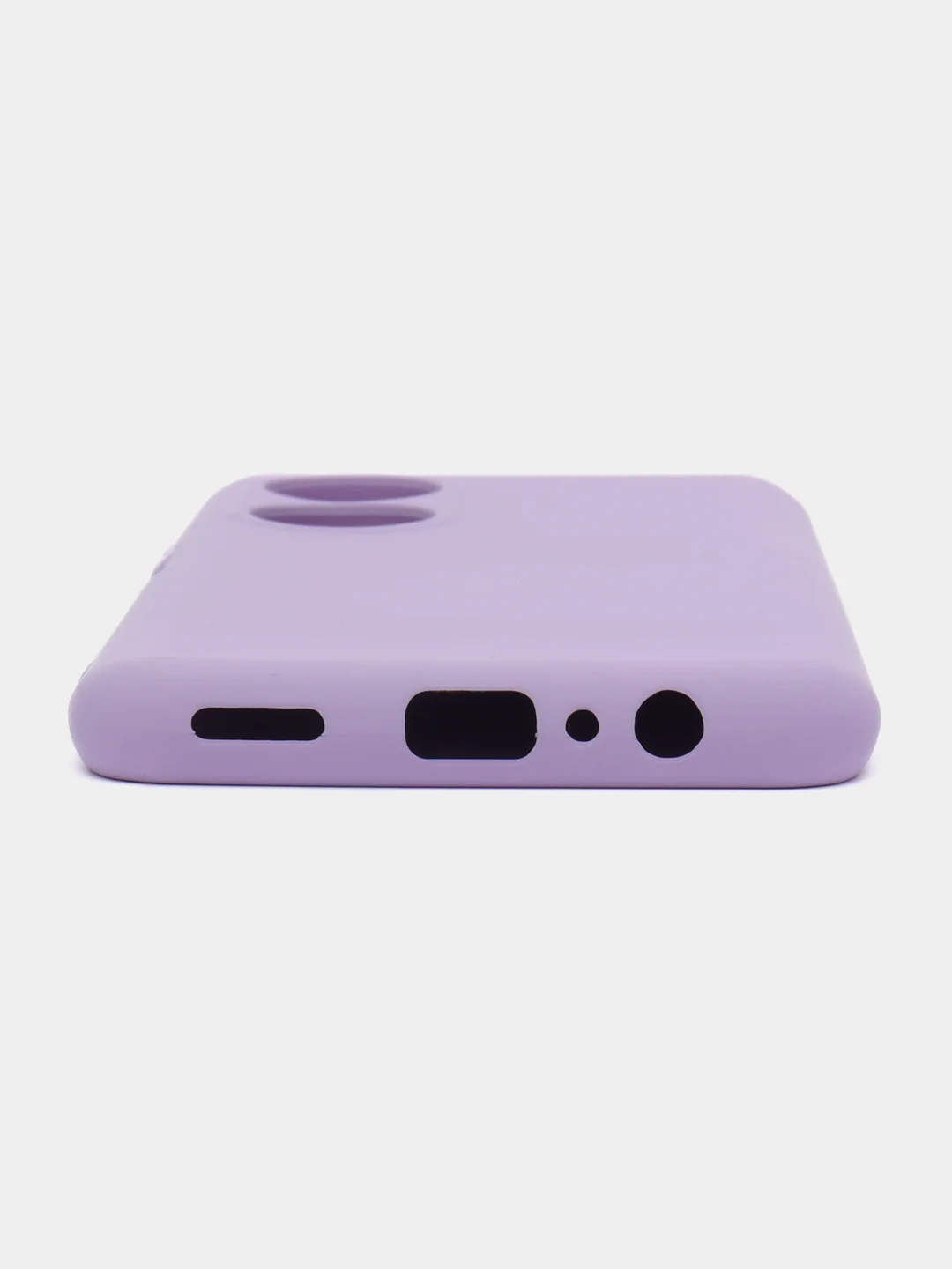 Сиреневый чехол силиконовый для Huawei Honor X7 / Хуавей Хонор Х7 Silicone Cover