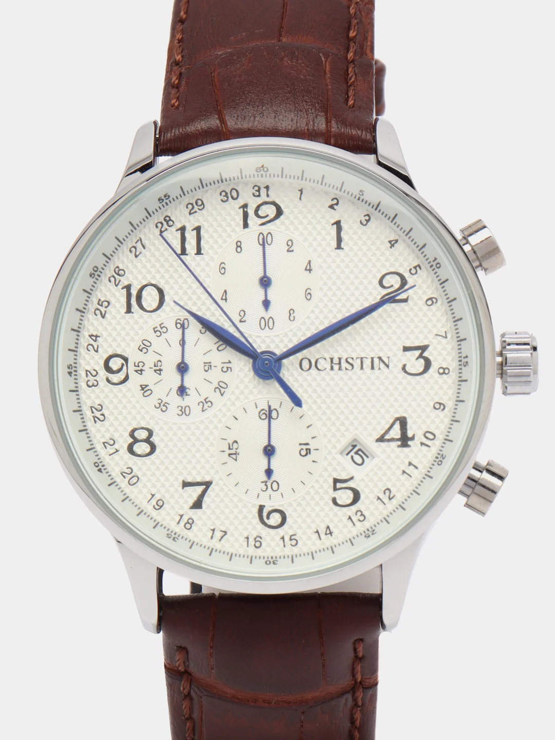 Белый часы наручные мужские OCHSTIN 6050 хронограф
