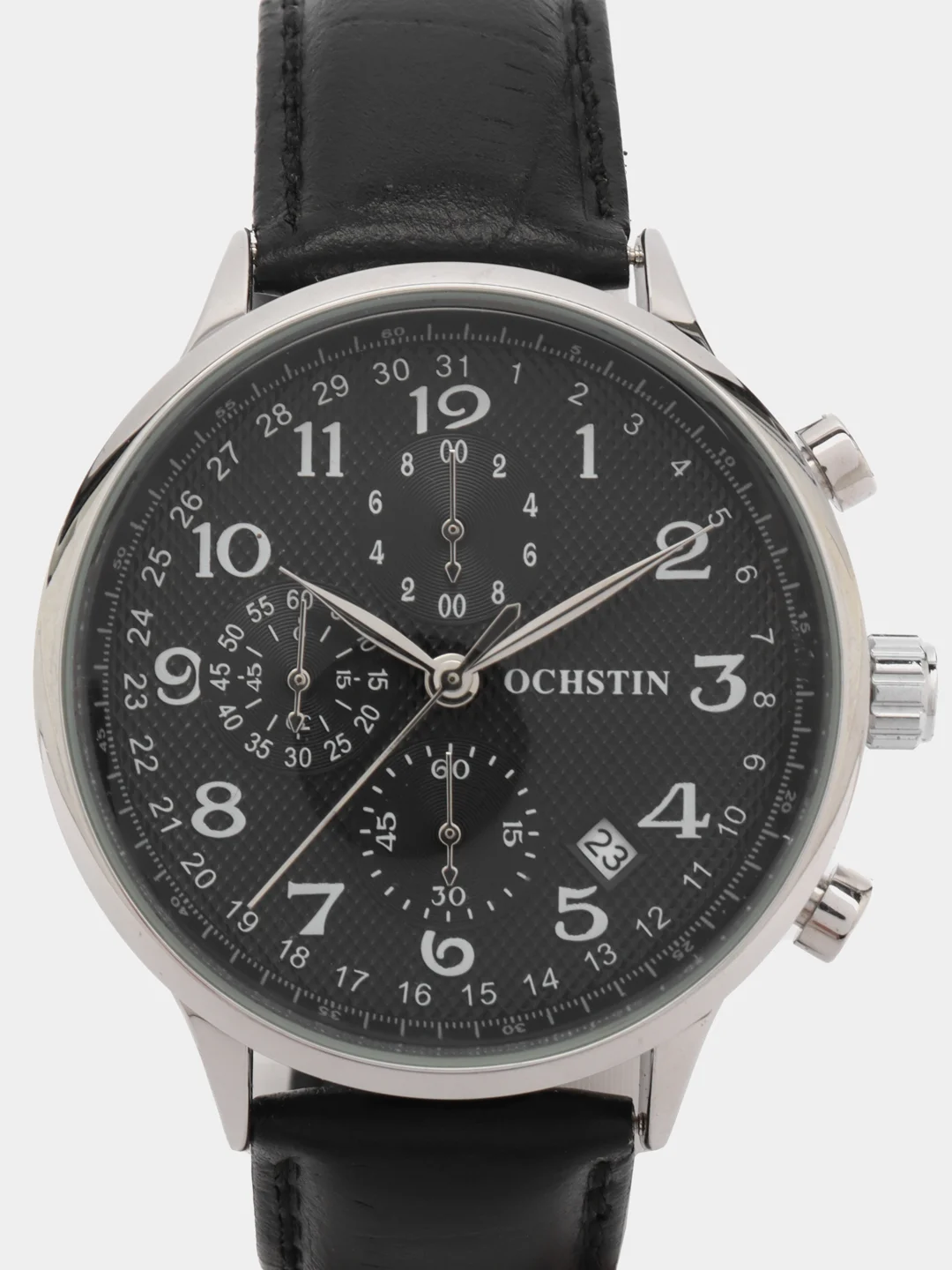 Черный часы наручные мужские OCHSTIN 6050 хронограф