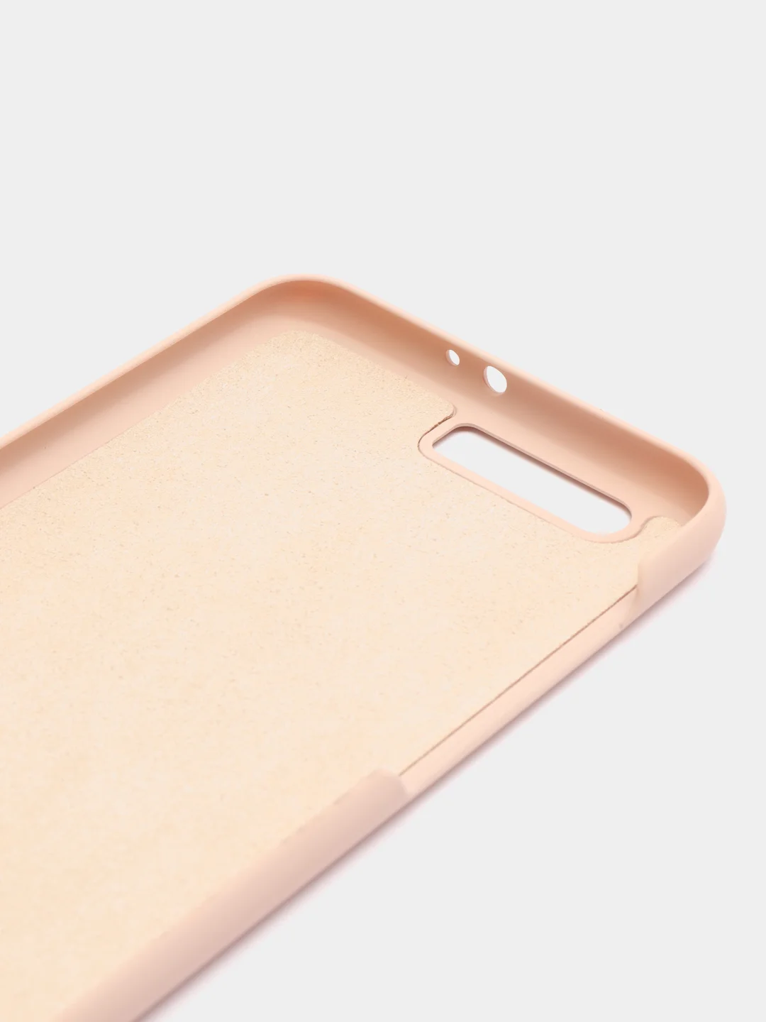 Бежевый силиконовый матовый чехол Honor 9