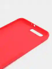 Красный силиконовый матовый чехол Honor 9
