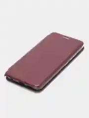 Багровый чехол-книжка для Tecno Spark Go 2023 / Infinix Smart 7 / Smart 7 Plus / Tecno Pop 7 Pro