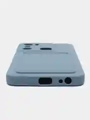 Синий меланж силиконовый чехол для Infinix Hot 20i (Инфиникс Хот 20ай)