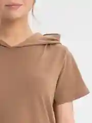 Медный платье женское домашнее с капюшоном,  хлопок