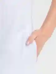 Белый платье женское домашнее с капюшоном,  хлопок