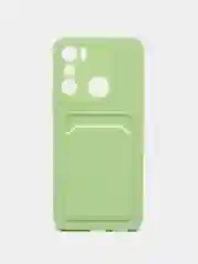 Зеленый силиконовый чехол для Infinix Hot 20i (Инфиникс Хот 20ай)