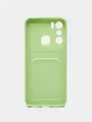 Зеленый силиконовый чехол для Infinix Hot 20i (Инфиникс Хот 20ай)
