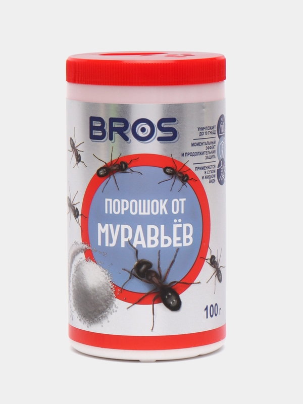 Порошок BROS от муравьев, банка, 100 г
