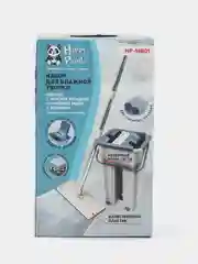 Швабра с ведром Happy Panda HP-MB01, с механизмом отжатия, 2 насадки, 8 л