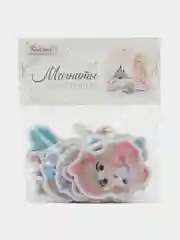 Магниты из фетра "Девочки", 7 штук