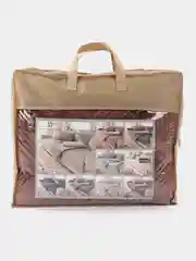 Коричневый комплект накидок для диванов и кресел, 3 предмета(90/150 -2шт и 90/210 1шт)