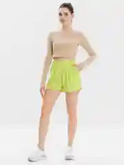 Лимонный шорты женские спортивные, повседневные