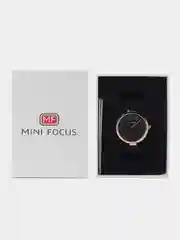 Черный женские наручные часы Mini Focus MF0272L, в подарочной упаковке