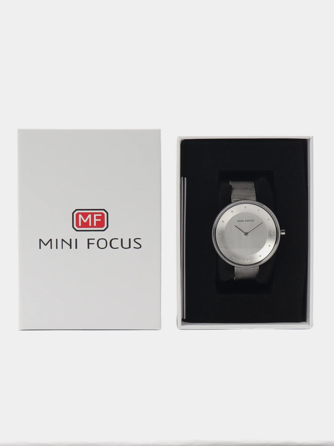 Серебряный женские наручные часы Mini Focus MF0179L, в подарочной упаковке
