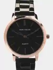 Черный женские наручные часы Mini Focus MF0307L, в подарочной упаковке
