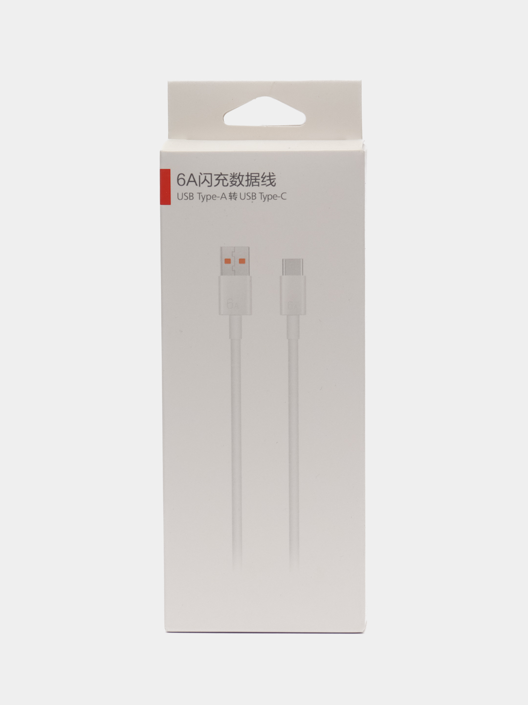 Кабель для honor huawei type-c - USB быстрая зарядка 6А, 66W, 1 м .