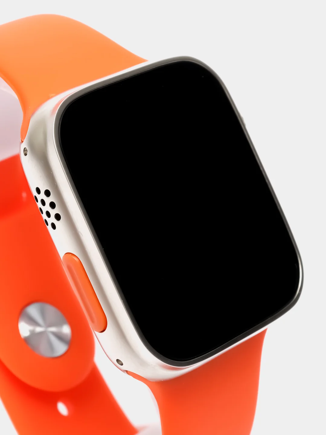 Оранжевый умные смарт-часы, фитнес браслет, трекер Smart Watch S8, беспроводная зарядка