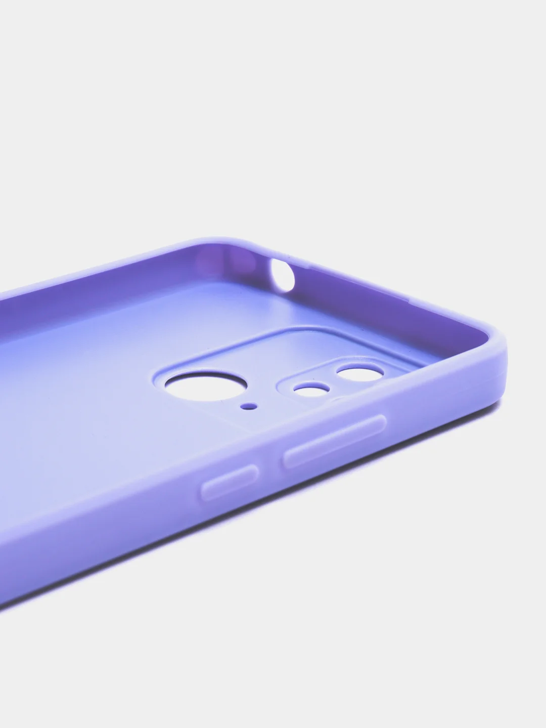 Сиреневый чехол на Xiaomi Redmi 10C Poco C40 (Сяоми Редми 10С Поко С40), пластиковый, под стекло