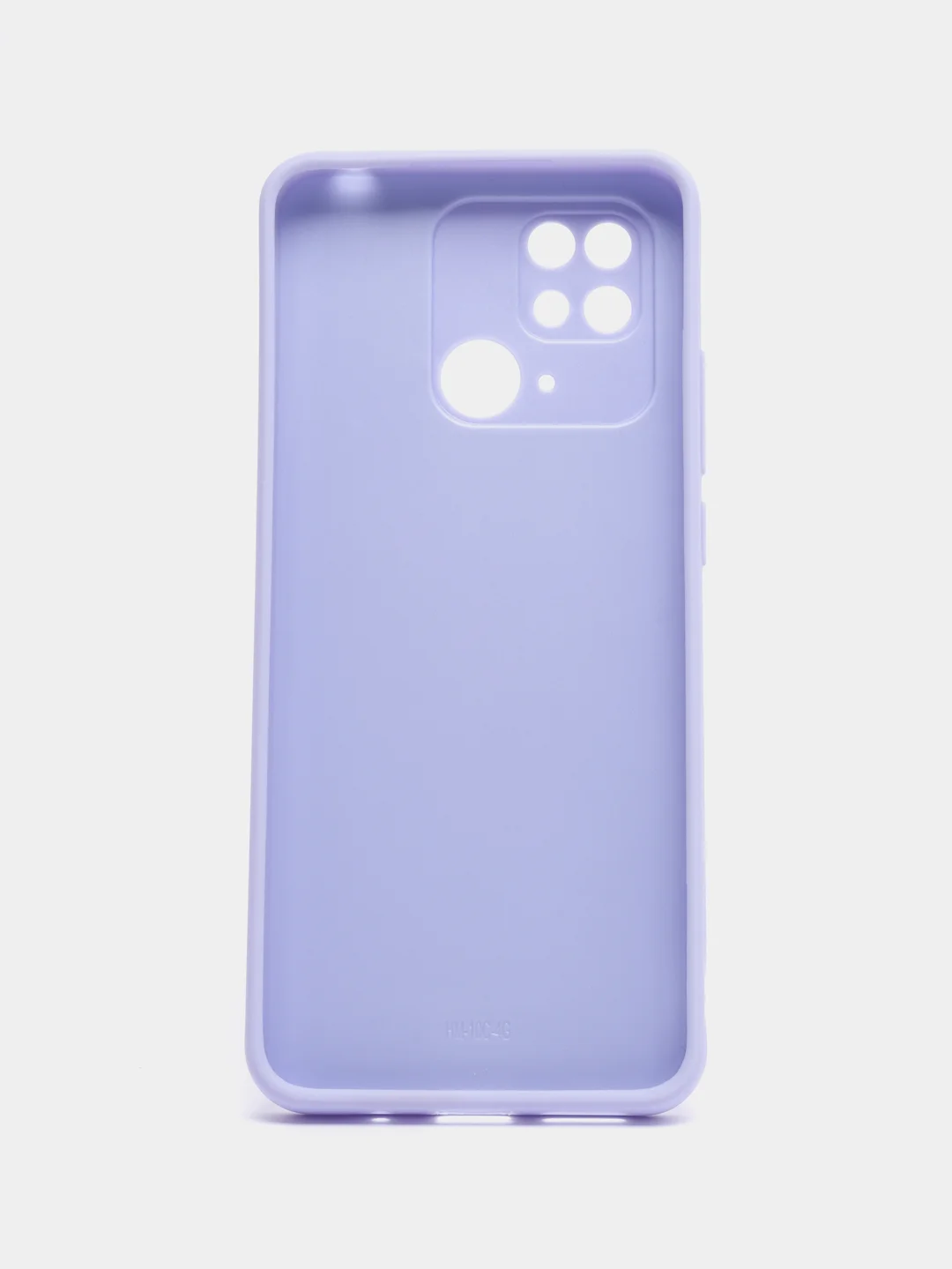 Сиреневый чехол на Xiaomi Redmi 10C Poco C40 (Сяоми Редми 10С Поко С40), пластиковый, под стекло