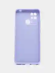 Сиреневый чехол на Xiaomi Redmi 10C Poco C40 (Сяоми Редми 10С Поко С40), пластиковый, под стекло